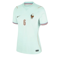 Camiseta Francia Eduardo Camavinga #6 Segunda Equipación Replica Mundial 2026 para mujer mangas cortas